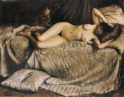 Gustave Caillebotte The fem on lie down on the sofa oil on canvas